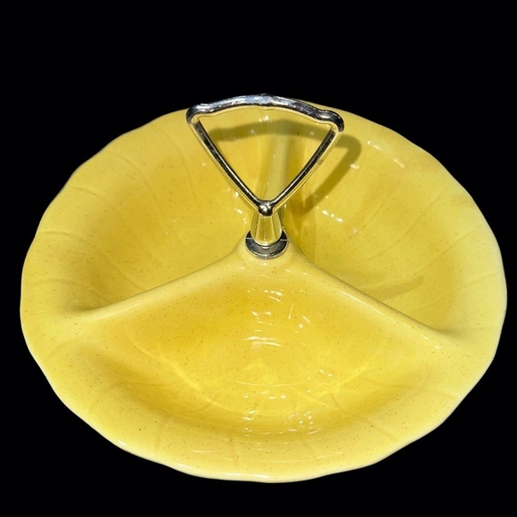 LANE & CO. DIVIDED CANDY DISH - Picture 1 of 3